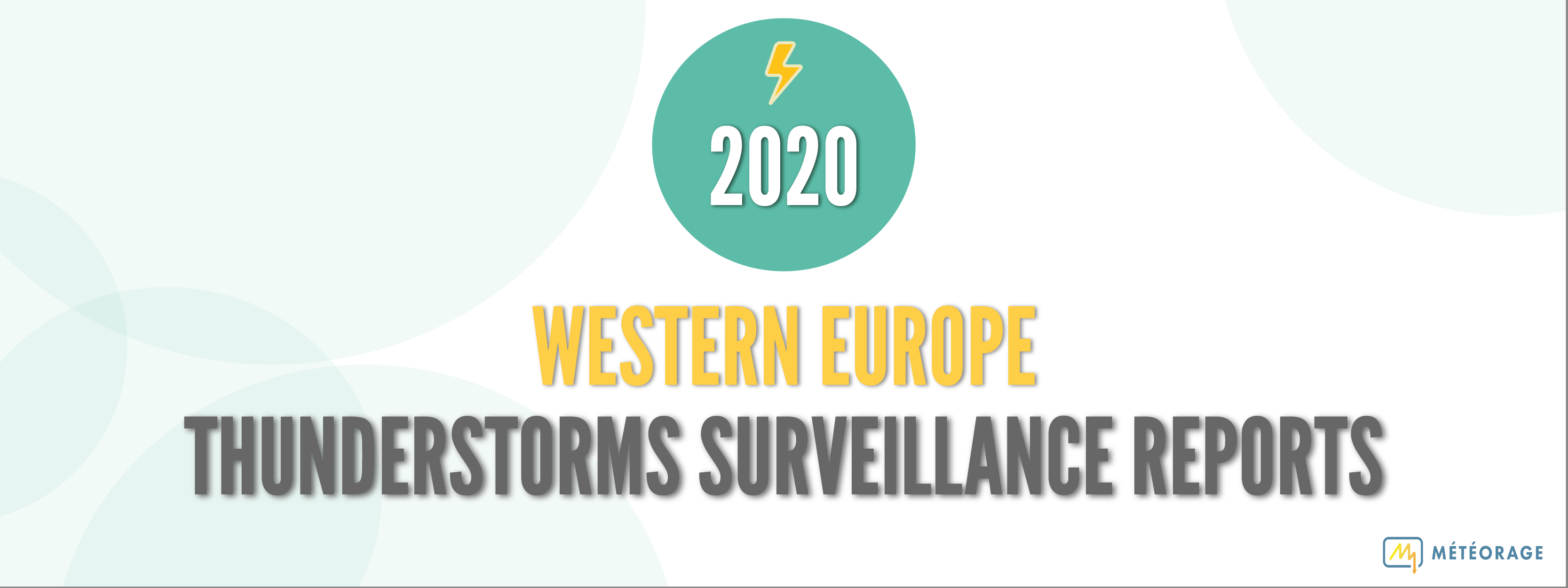 Thunderstorms surveillance report 2020  Western Europe